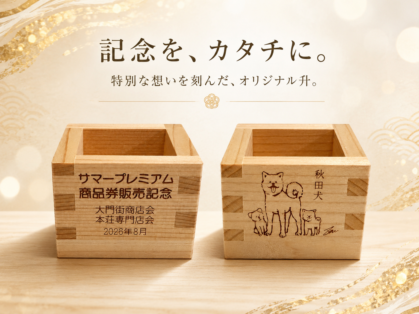 オリジナル枡